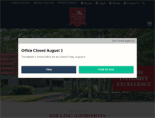 Tablet Screenshot of masterschool.org